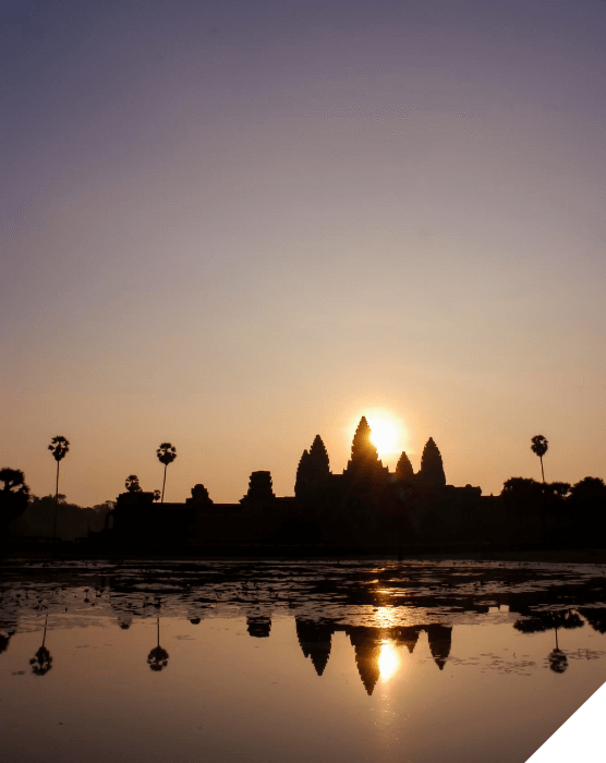 Viajes a medida. Experiencias inolvidables. Atardecer en Angkor Wat Camboya