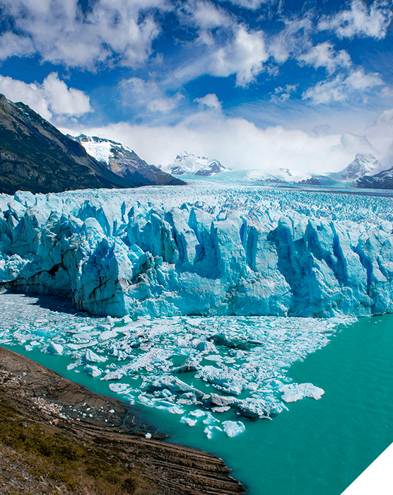 Viajes de novios. Otoño. Glaciar Perito Moreno en Argentina