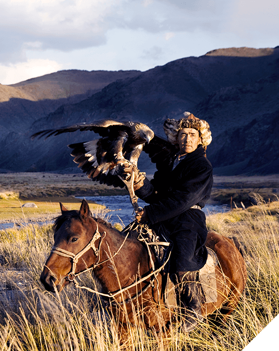 Viajes a medida. Destinos singulares. Cazador de rapaces en Mongolia