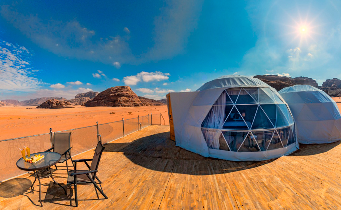 El lujo invisible de los hoteles burbuja&nbsp;en el&nbsp;desierto