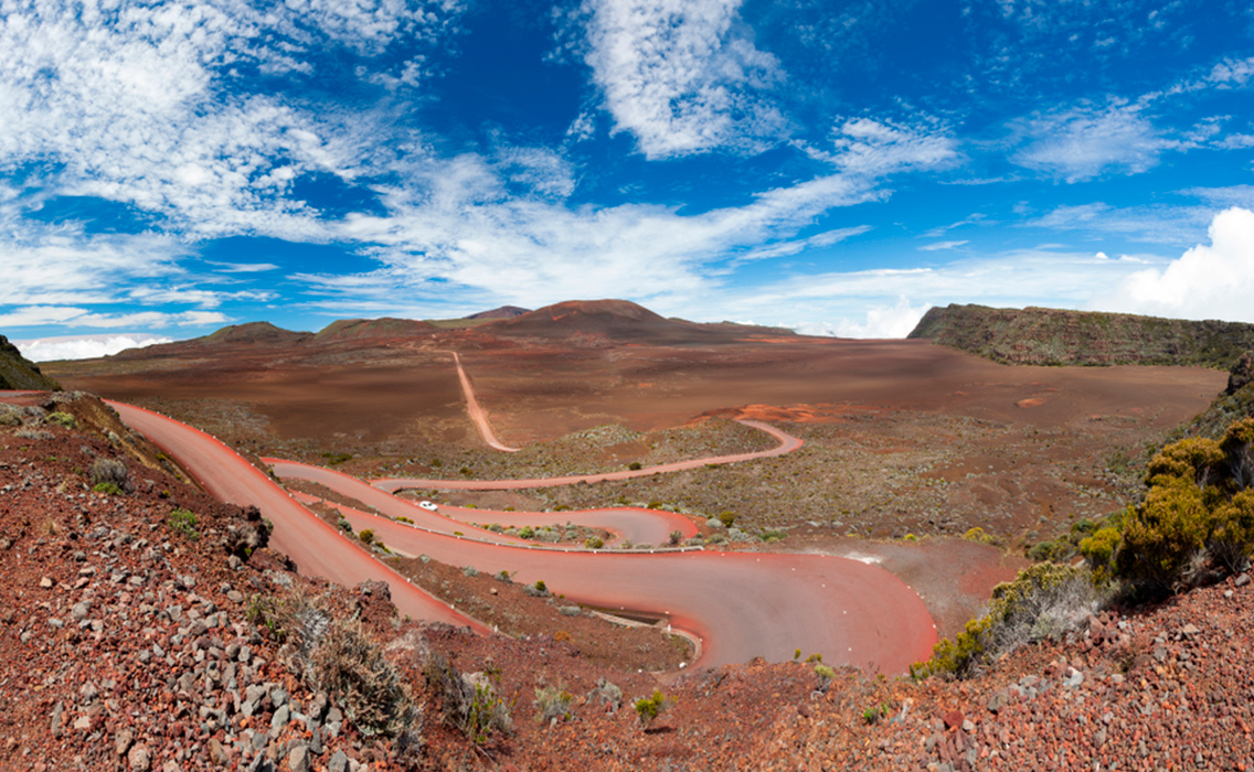 Plaine des Sables en La Reunión, paisaje lunar para una luna de miel de lujo a medida entre volcanes y escenarios remotos
